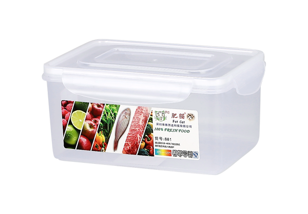 Four sided buckle fresh-keeping box