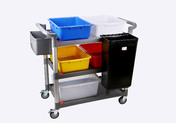 Dining car, hanging bucket, wheels