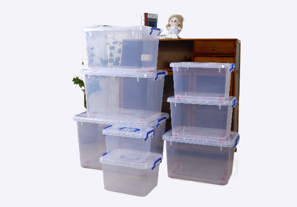 Transparent storage box